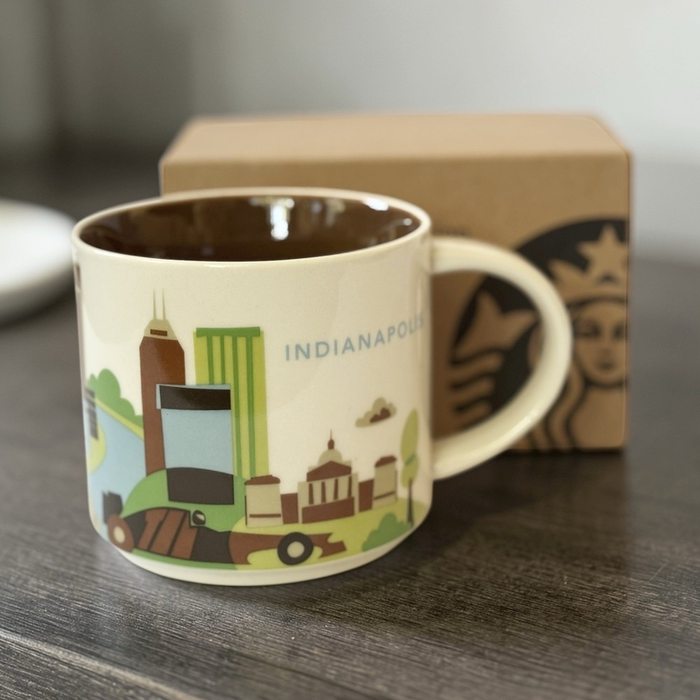 Starbucks Indianapolis You Are Here Mug 14oz YAH Discontinued